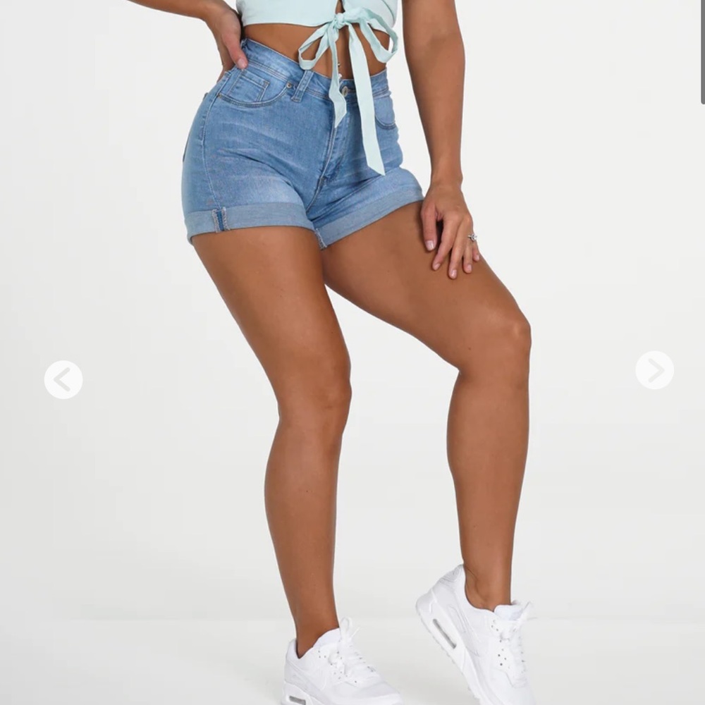 NVGTN Jean shorts. Sold out online. New with tags. Never worn. Size S